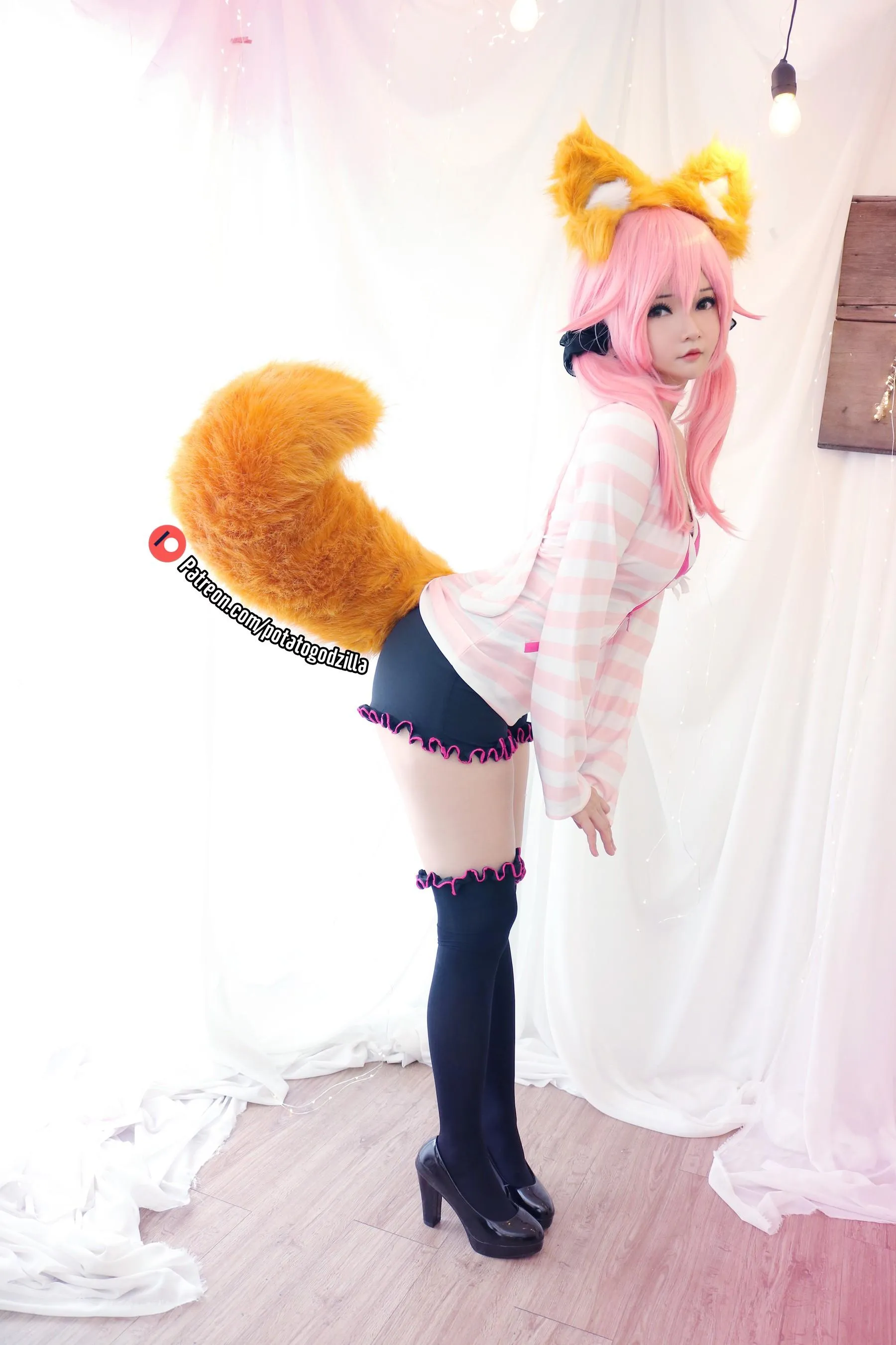 Potato Godzilla – NO.76 Tamamo School Uniform [50P]插图9